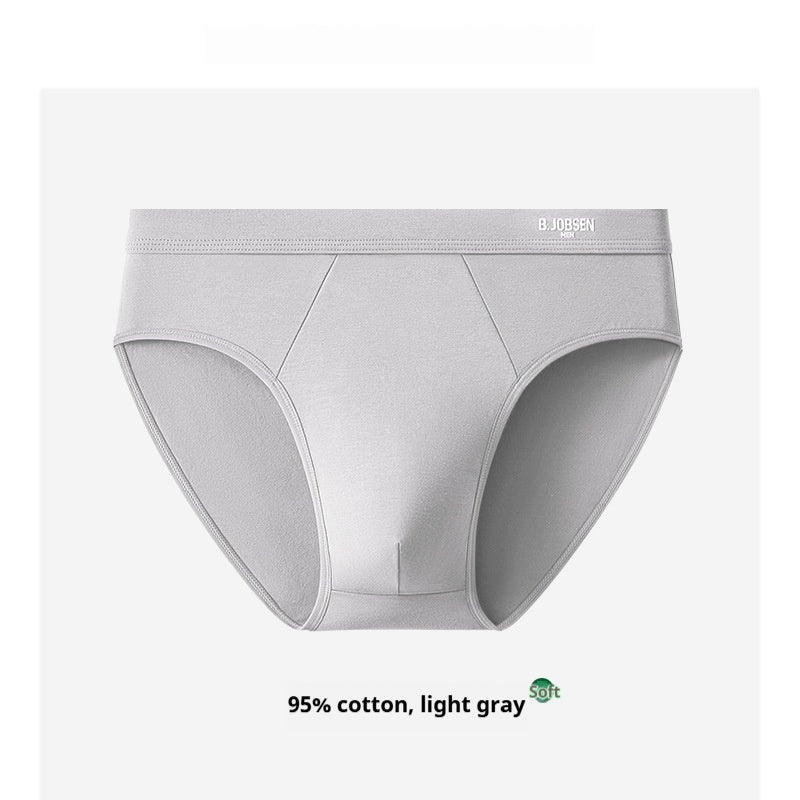 Men's Breathable Anti Bacterial Cotton Briefs