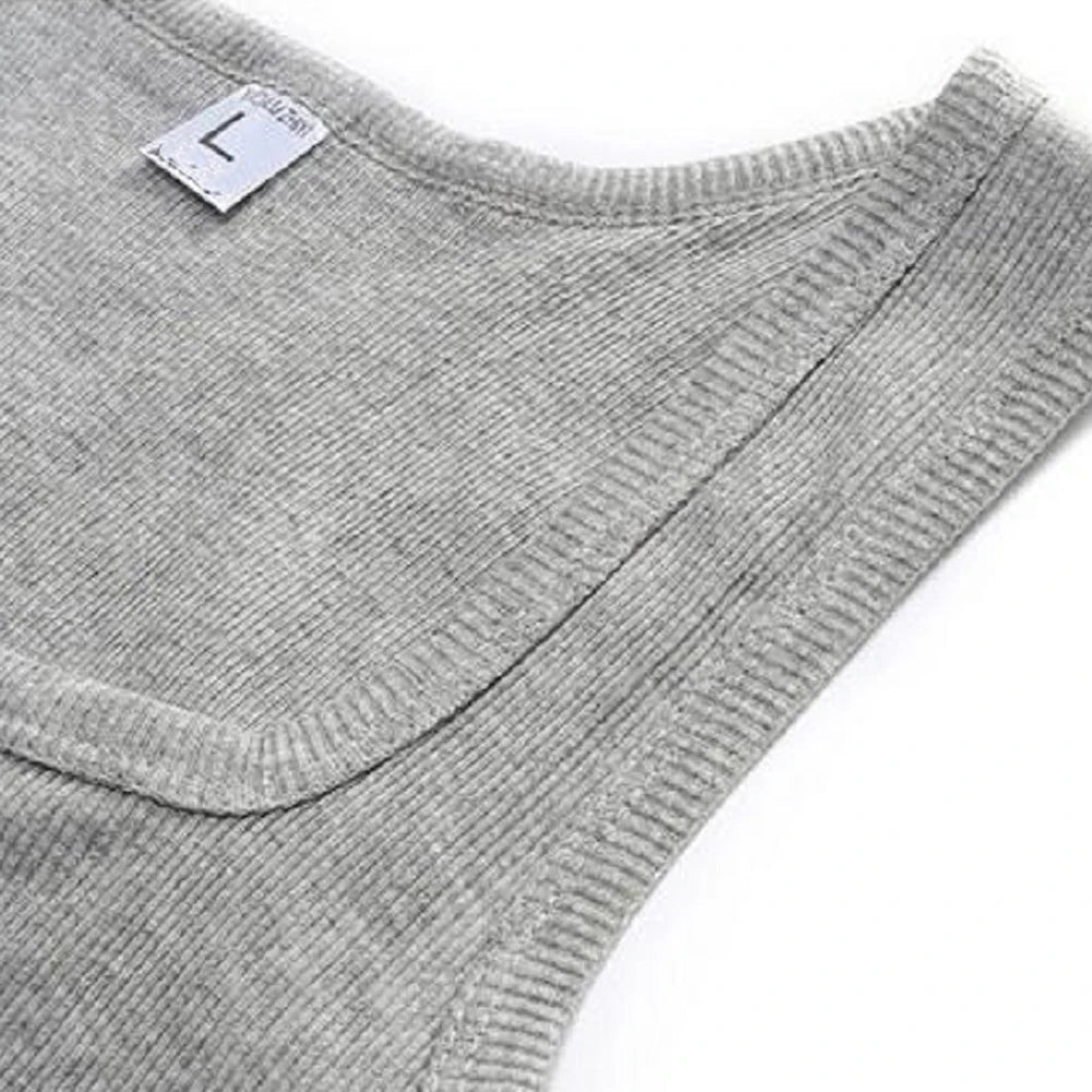 Men's Slim Fit Sleeveless Tank Top