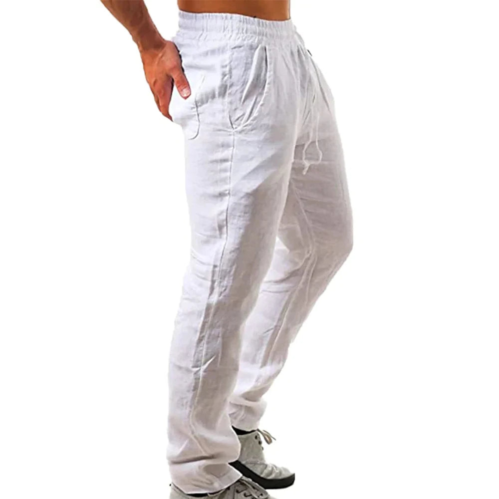 Men's Cotton Linen Casual Pants