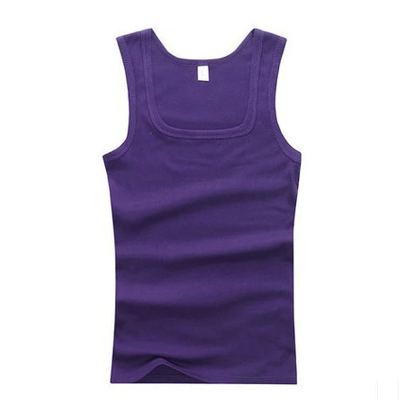 Men's Slim Fit Sleeveless Tank Top