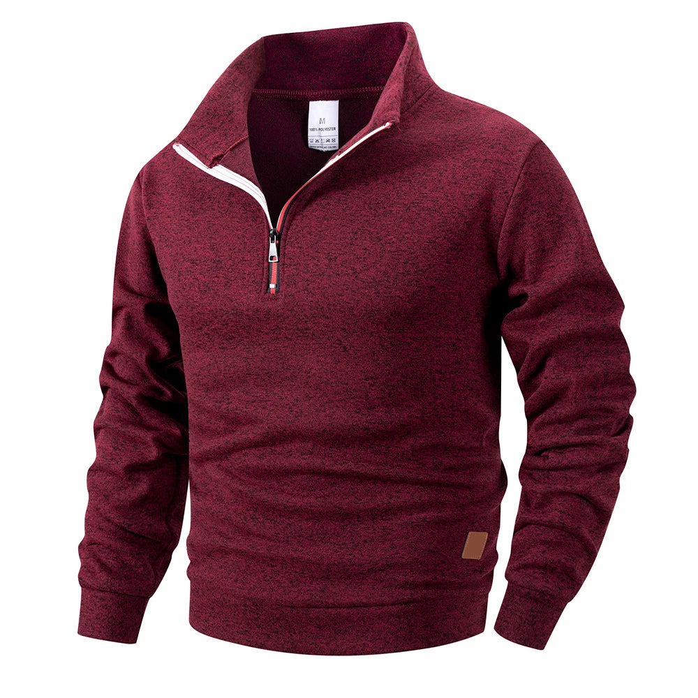 Men's Half-Zip Pullover Sweatshirt