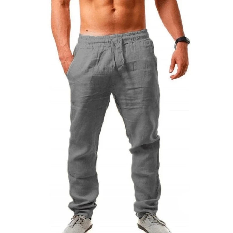 Men's Cotton Linen Casual Pants