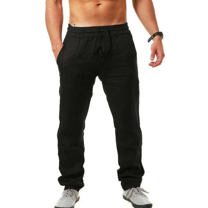 Men's Cotton Linen Casual Pants
