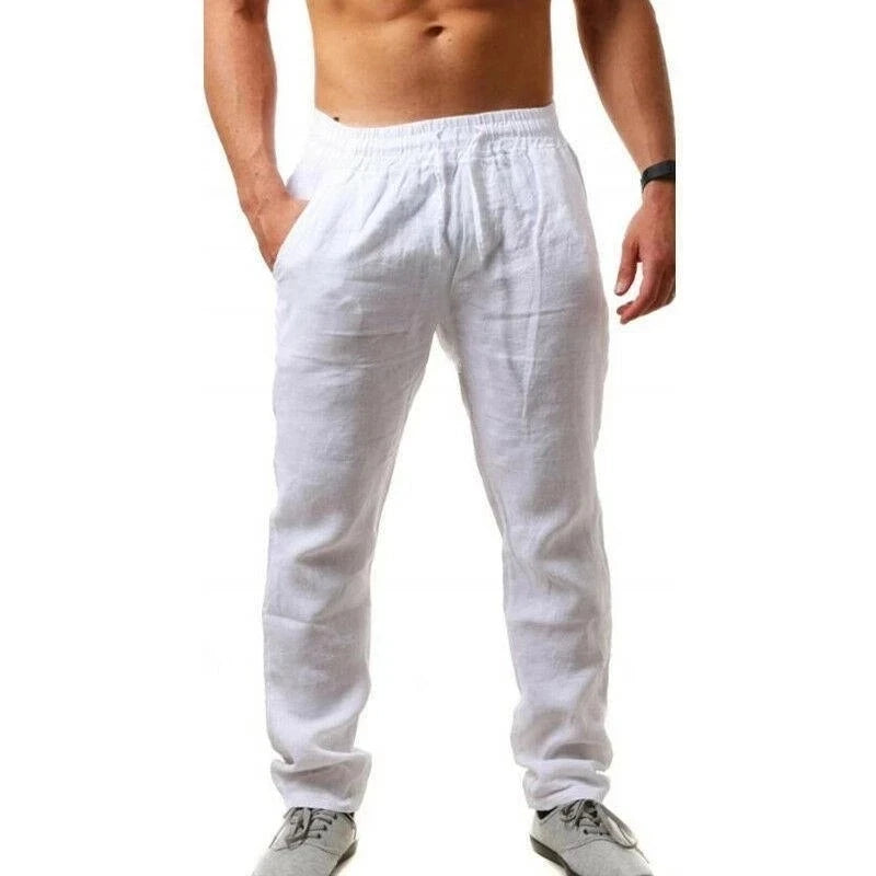 Men's Cotton Linen Casual Pants