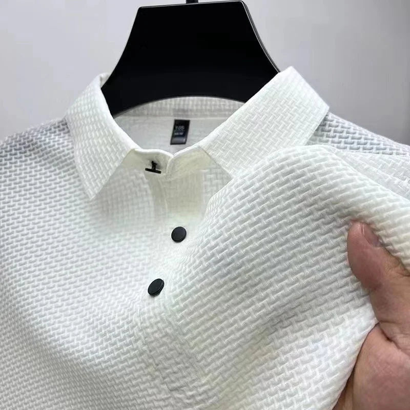 Men's Breathable Casual Polo Shirt