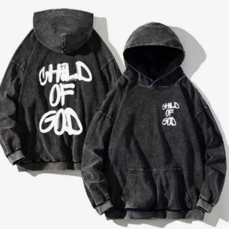 Child Of God Hoodie - Drop Shoulder Loose Fit